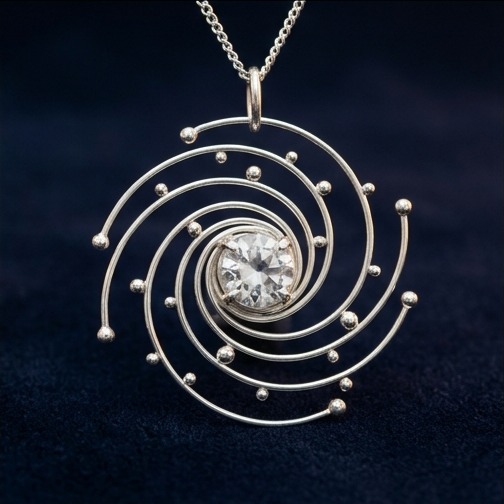 Andromeda Spiral Pendant