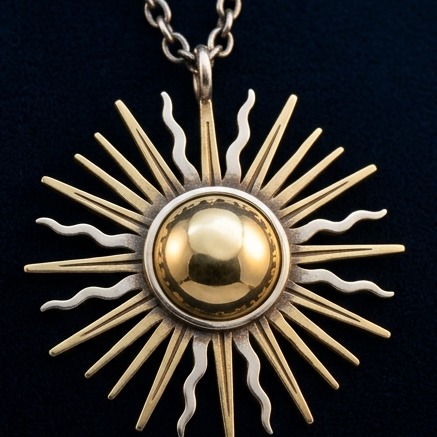 Sovereign Sun Crown Medallion